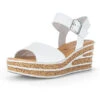 Gabor Keilsandaletten 24.651.21 Riemchensandalen - Weiß -Modeschuhgeschäft 28363885 01